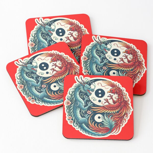 Item preview, Yin-Yang Dragon and Phoenix Harmony designed and sold by 298Billionarts.