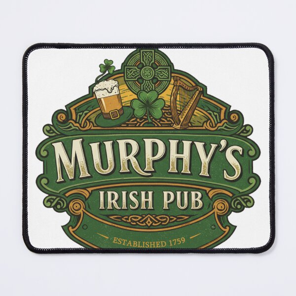 Item preview, Murphy's Irish Pub St. Patrick's Day 2025 Shamrock designed and sold by d247.