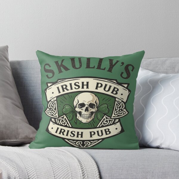 Item preview, Skully's Irish Pub Skull St. Patrick's Day 2025 Shamrock designed and sold by d247.