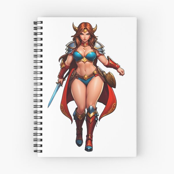 Item preview, Fearless fantasy warrior in combat mode designed and sold by HolaJosephina.
