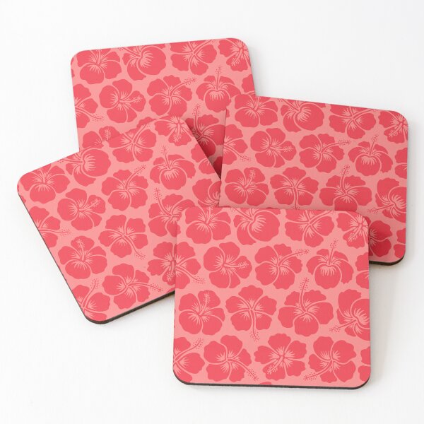 Item preview, Tropical Hawaiian Red Hibiscus Floral Pattern designed and sold by newburyboutique.