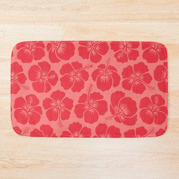 Item preview, Tropical Hawaiian Red Hibiscus Floral Pattern designed and sold by newburyboutique.