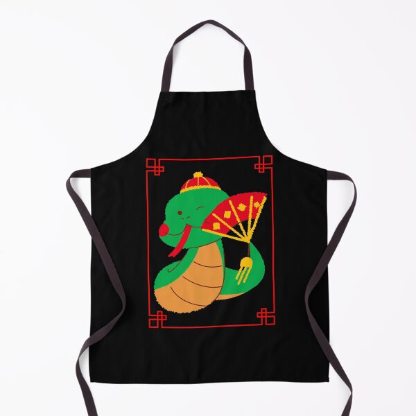Item preview, Serpent's Charm: Chinese Year of the Snake Design designed and sold by VintageArtByIda.
