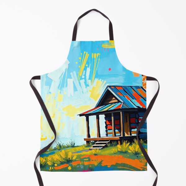 Item preview, Rustic Cabin In Vibrant Meadow designed and sold by ChrisButler.