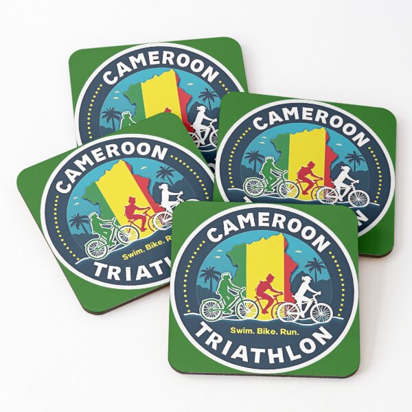 Item preview, African Triathlon Spirit - Cameroon Athletic Gear designed and sold by Triathlongram.