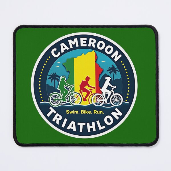 Item preview, African Triathlon Spirit - Cameroon Athletic Gear designed and sold by Triathlongram.