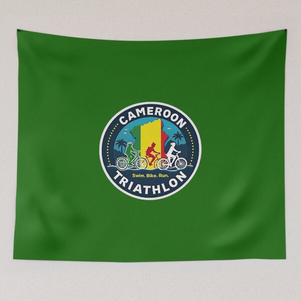 Item preview, African Triathlon Spirit - Cameroon Athletic Gear designed and sold by Triathlongram.