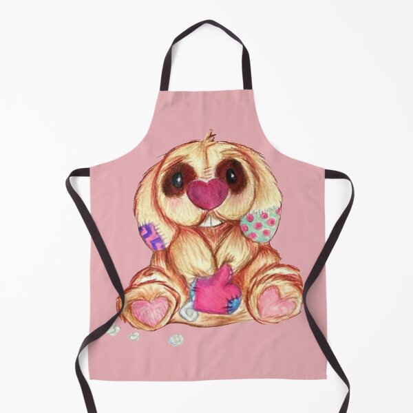 Item preview, Valentine Bunny - Stuffed with LOVE - BABY PINK designed and sold by MyBottomShelf.
