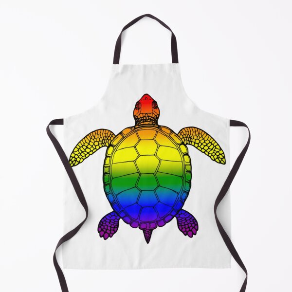 Item preview, Vibrant LGBTQ+ Rainbow Turtle Illustration designed and sold by Travelslightly.