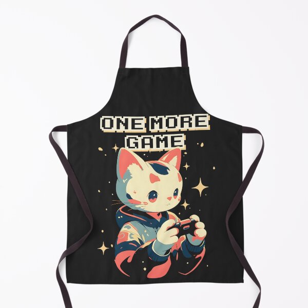 Item preview, One More Game Cat designed and sold by mustbewhy.