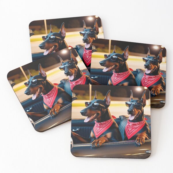 Item preview, Dynamic Dobermans: Cool Canines Cruising in Style designed and sold by Chippychips1.