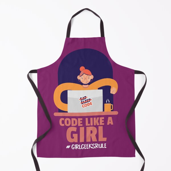 Item preview, Code Like A Girl Software Developer designed and sold by Orens POD.