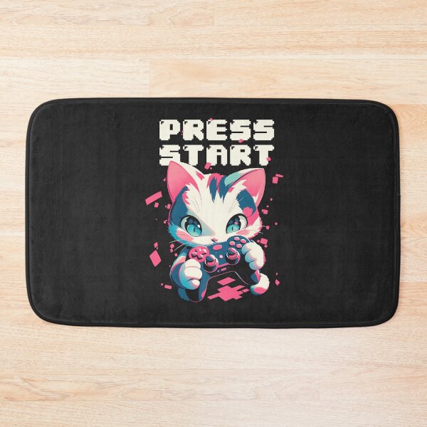 Item preview, Press Start Cat designed and sold by mustbewhy.