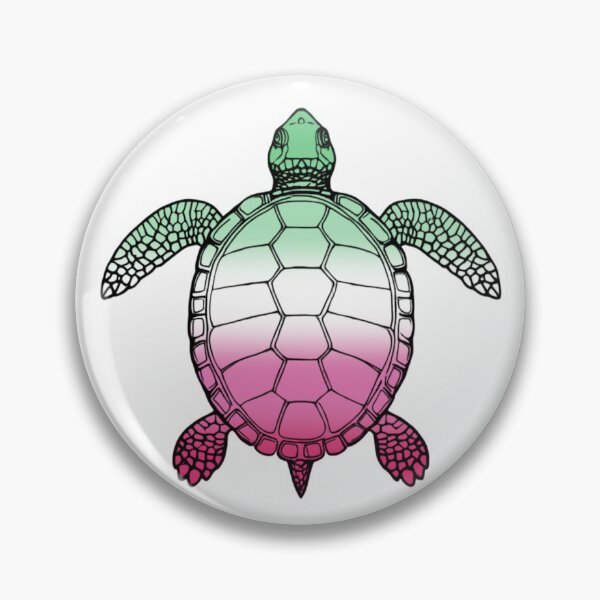 Item preview, Vibrant Abrosexual Pride Turtle Illustration designed and sold by Travelslightly.