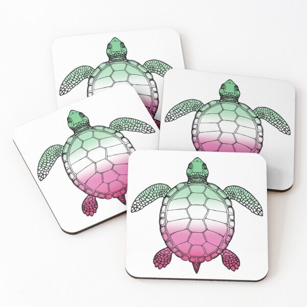 Item preview, Vibrant Abrosexual Pride Turtle Illustration designed and sold by Travelslightly.