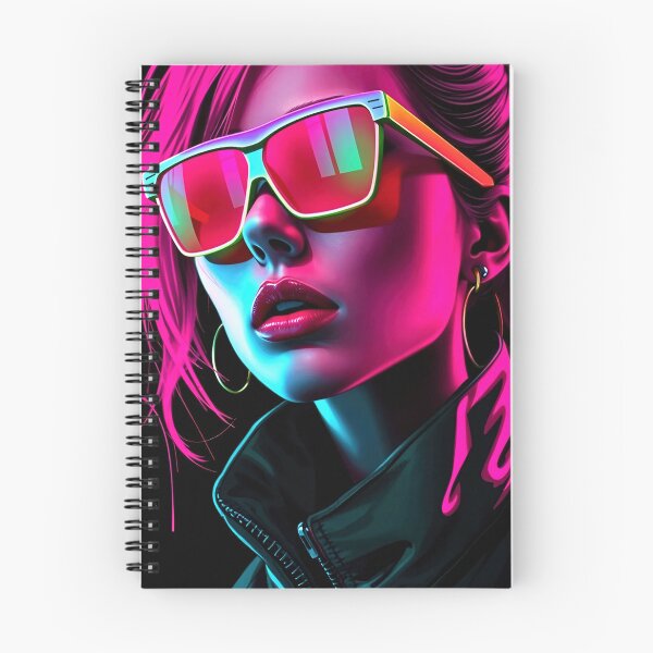 Item preview, Neon cyber portrait designed and sold by Turko762.