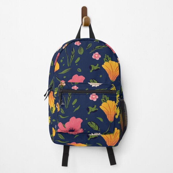 Item preview, Floral Flurry - Midnight Navy designed and sold by Kelly Jacobi.