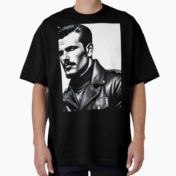 Item preview, Bear Leather Mustached Daddy LGBTQ Gay Pride Graphic Design designed and sold by ItsAKinkThing.