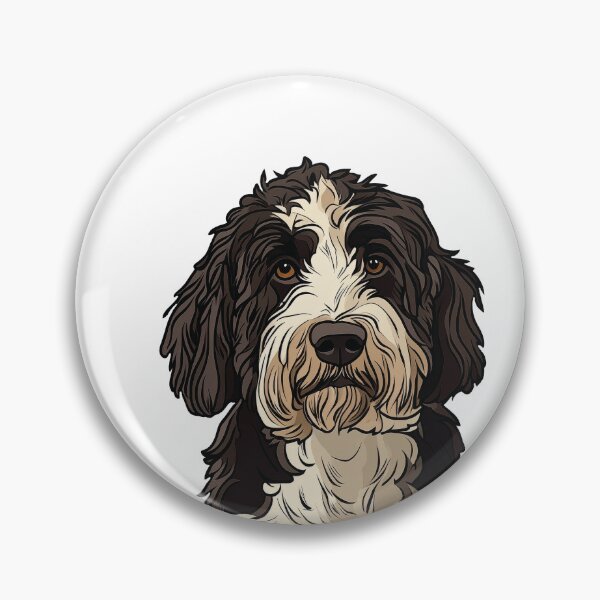 Item preview, Sheepadoodle Dog Illustration designed and sold by whyitsme.