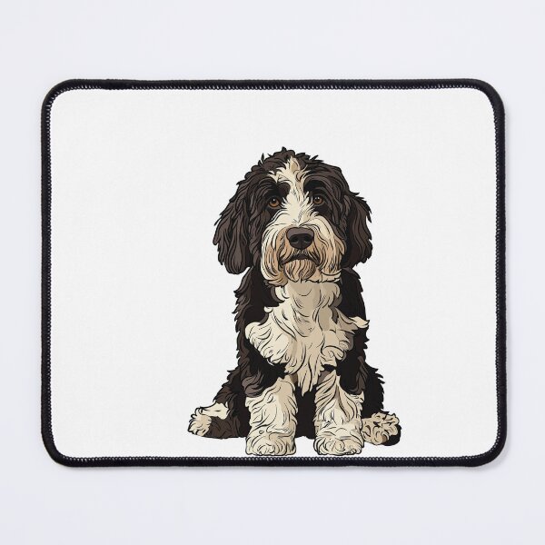 Item preview, Sheepadoodle Dog Illustration designed and sold by whyitsme.