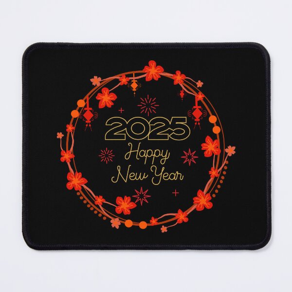 Item preview, Happy New Year 2025 designed and sold by VintageArtByIda.
