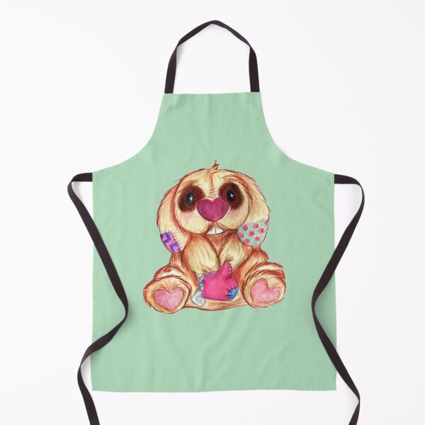 Item preview, Valentine Bunny - Stuffed with LOVE -- MINTY PINK designed and sold by MyBottomShelf.