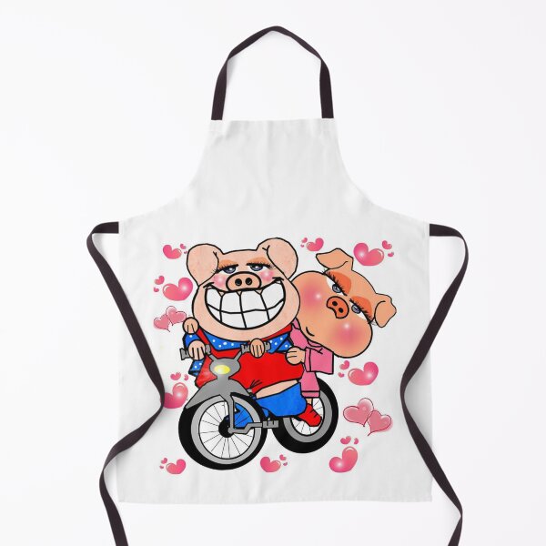 Item preview, Pigs They are going for a ride on a new motorcycle. designed and sold by Shirley cute art .