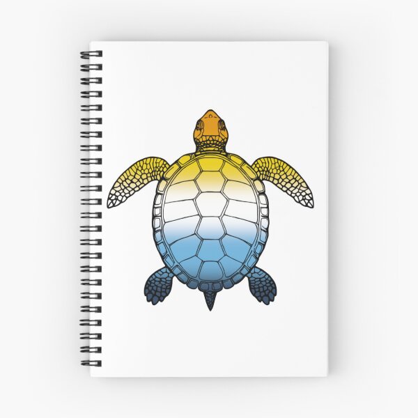 Item preview, Vibrant AroAce Pride Turtle Illustration designed and sold by Travelslightly.