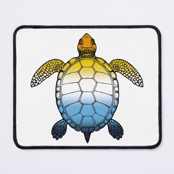 Item preview, Vibrant AroAce Pride Turtle Illustration designed and sold by Travelslightly.