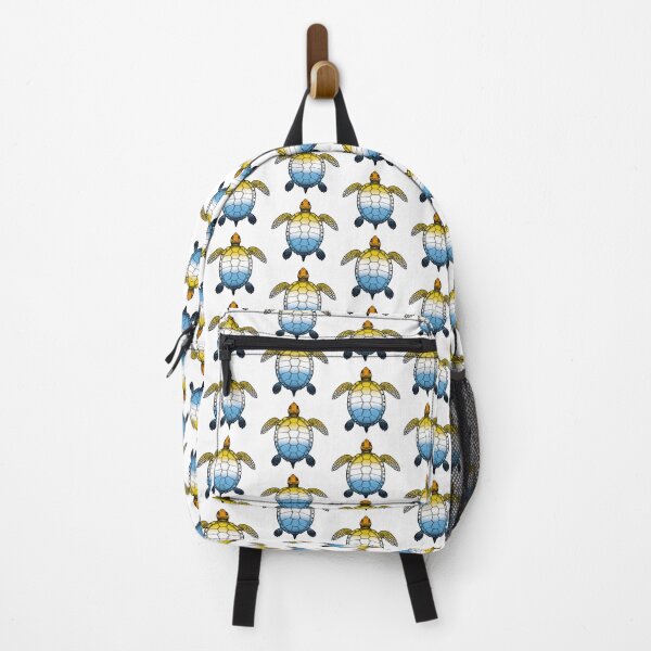 Item preview, Vibrant AroAce Pride Turtle Illustration designed and sold by Travelslightly.