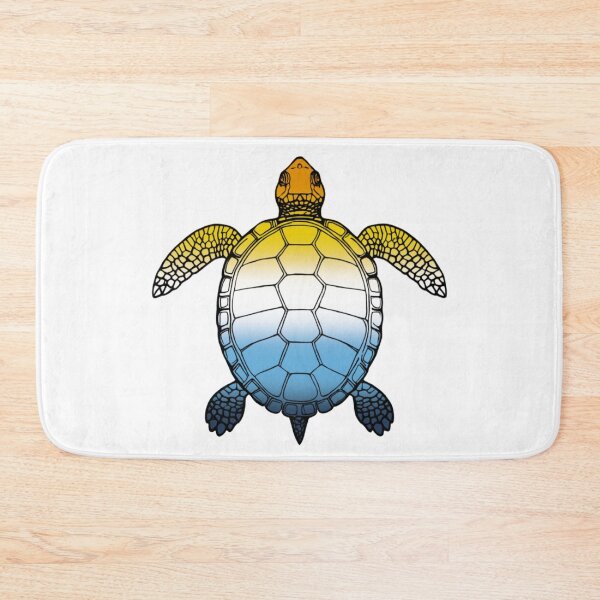 Item preview, Vibrant AroAce Pride Turtle Illustration designed and sold by Travelslightly.