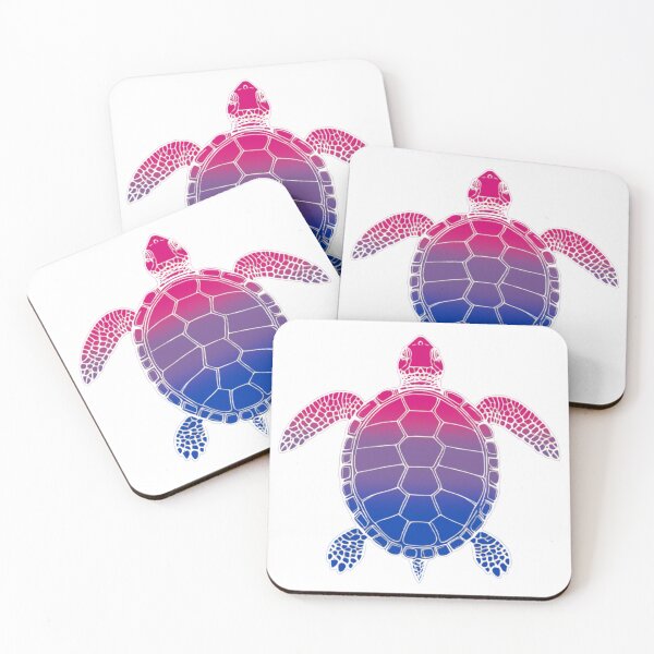 Item preview, Vibrant Bisexual Pride Turtle Illustration designed and sold by Travelslightly.