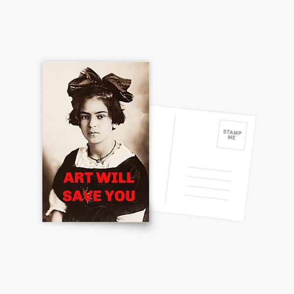 Item preview, Frida Kahlo Young Art Will Save You designed and sold by FridaArtGallery.