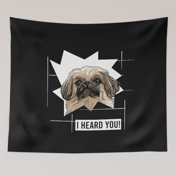 Item preview, Funny Pekingese Saying I Heard You designed and sold by whyitsme.