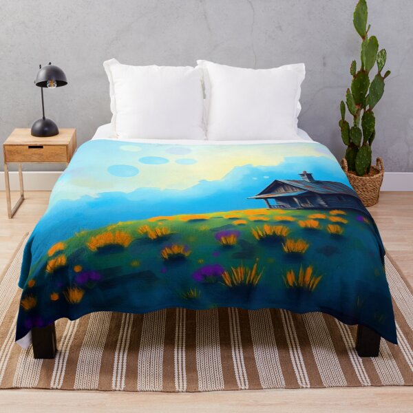 Item preview, Dreamy Cabin Under A Blue Sky designed and sold by ChrisButler.