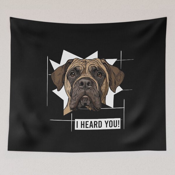 Item preview, Funny English Mastiff Saying I Heard You designed and sold by whyitsme.