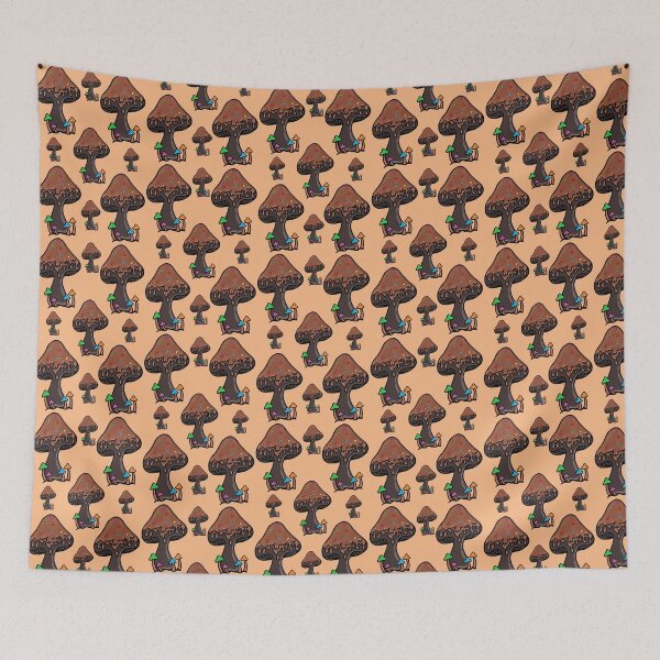 Item preview, Cosmic brownie mushroom  designed and sold by CryptidCanvas.