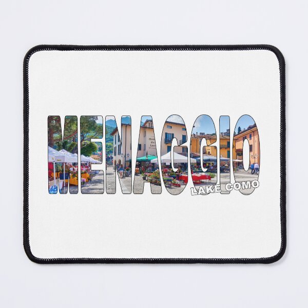 Item preview, MENAGGIO Lake Como - Piazza Giuseppe Markets Beautiful Day designed and sold by Adam Gormley.