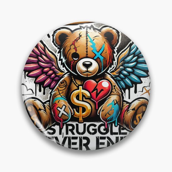 Item preview, Struggle Bear designed and sold by ArtyRed.