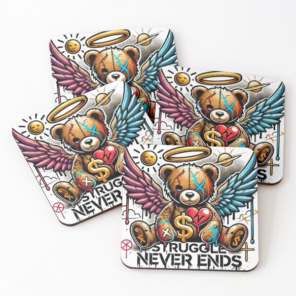 Item preview, Struggle Bear designed and sold by ArtyRed.