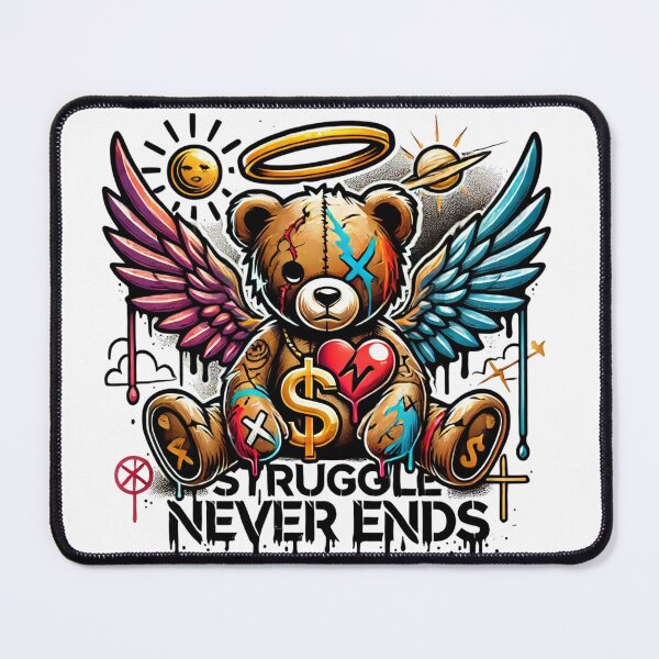 Item preview, Struggle Bear designed and sold by ArtyRed.