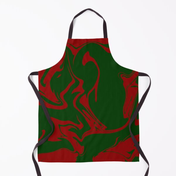 Item preview, Abstract Red and Green Swirl Art designed and sold by SamartkitDesign.
