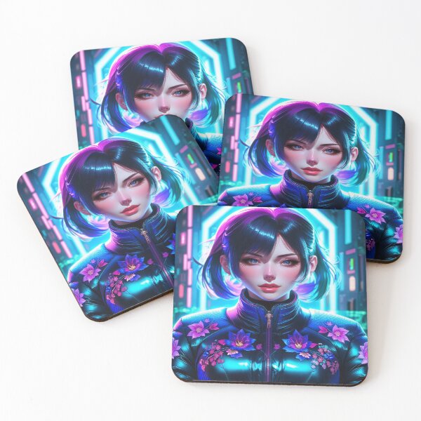 Item preview, Neon Chinese Cyberpunk Woman designed and sold by 3dvirtualand.
