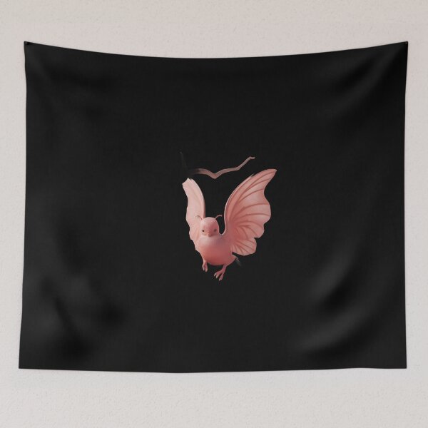 Item preview, Wood  Enchanted Pink Bird designed and sold by macadolie.