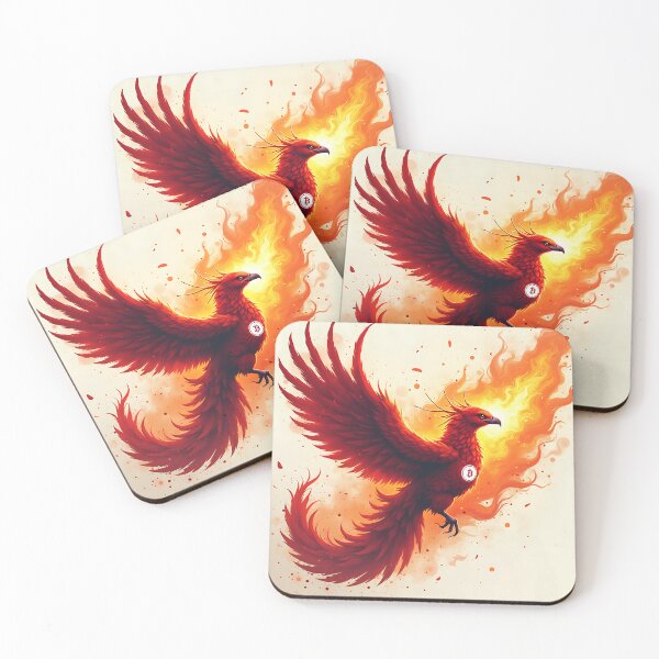 Item preview, Bitcoin Phoenix Rising from the Old Economy designed and sold by RadDeck.