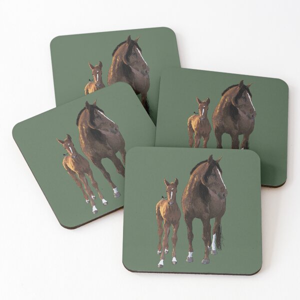 Item preview, Cheeky Willy Wagtail - Paris and Foal - No Background designed and sold by joanstratton.