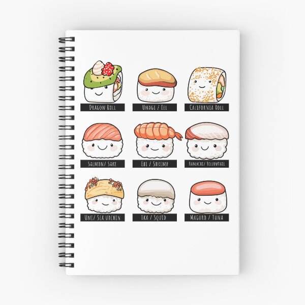Item preview, Kawaii Sushi Identification Chart designed and sold by polygrafix.