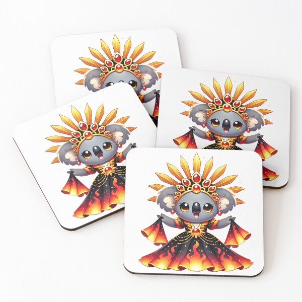 Item preview, Fiery Koala in Flame-Themed Costume   designed and sold by Koalangel.