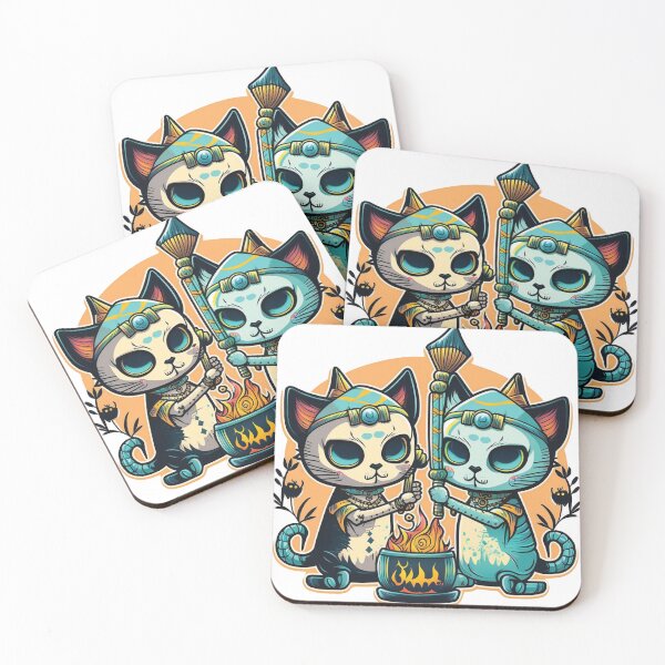 Item preview, Voodoo Cats Casting Mysterious Spells designed and sold by Sagar Karki.
