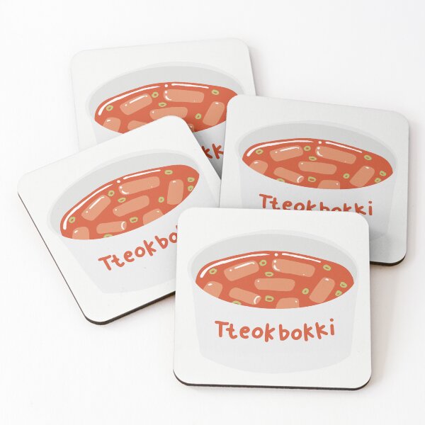 Item preview, Tteokbokki Sticker (Korean Spicy Rice Cakes) designed and sold by jmyklee.